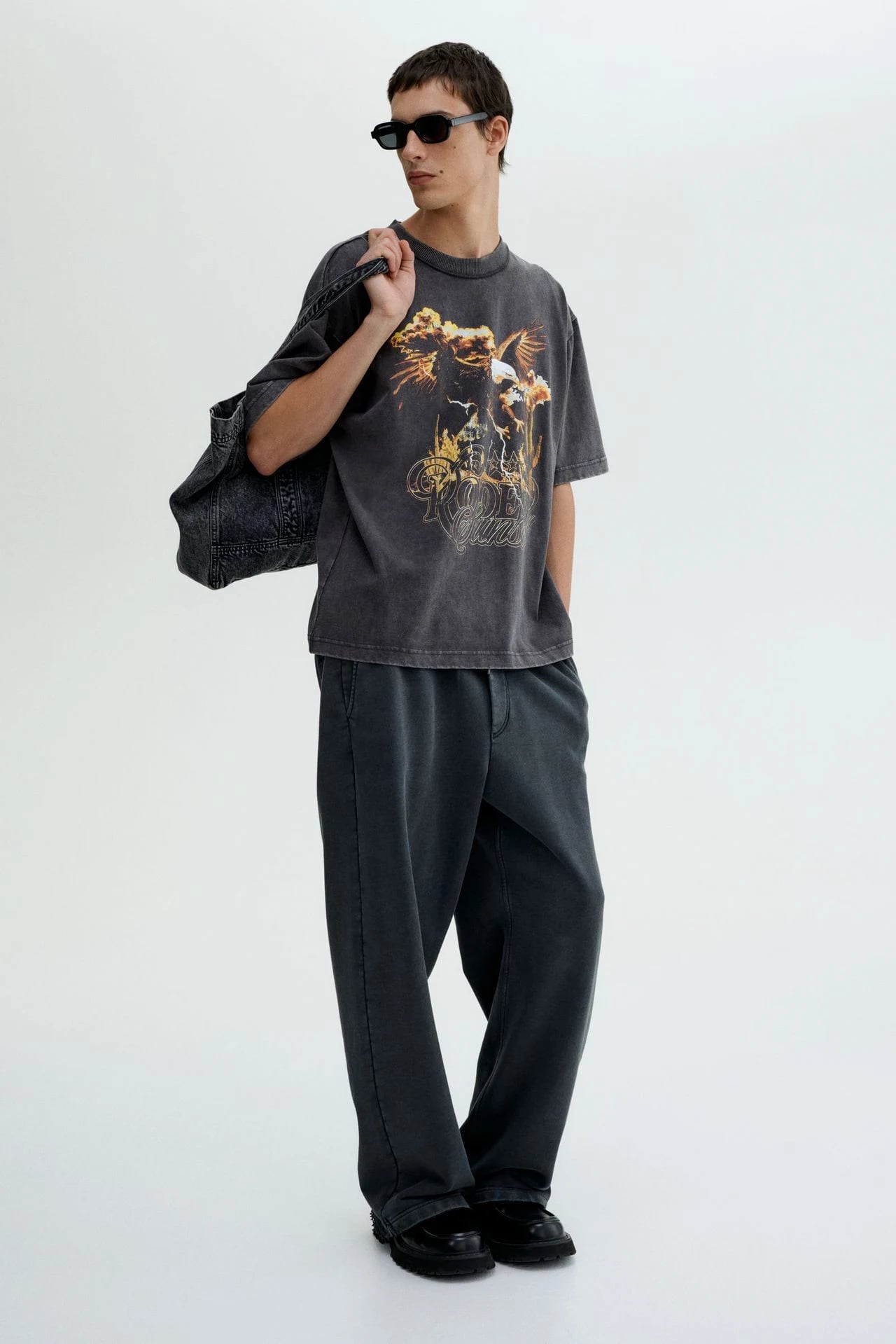 Polera Estampado Loose Fit - Principal