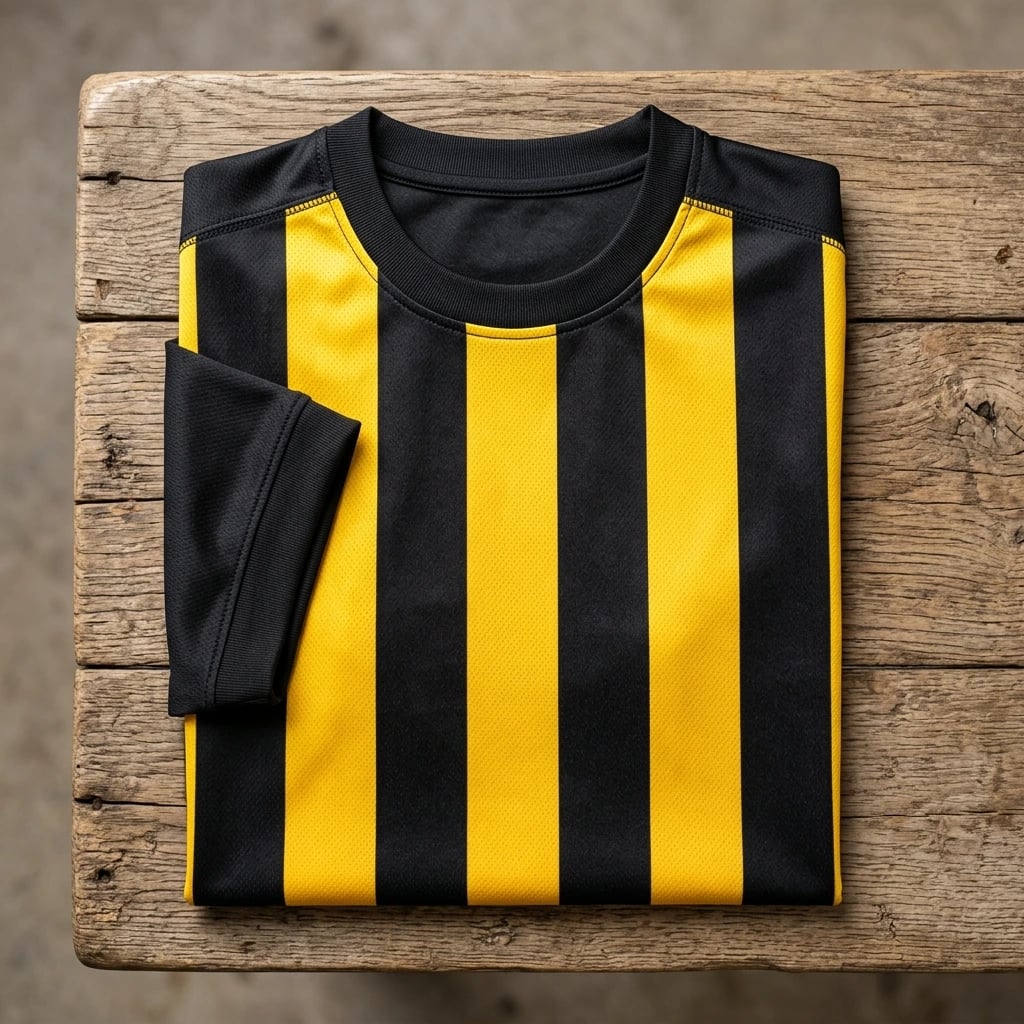 Polo Deportivo Aurinegro a Rayas Carbonero - Principal