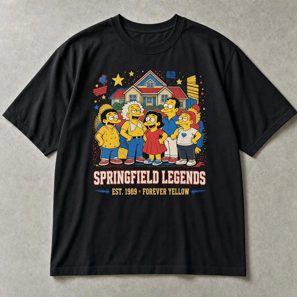 Estampado de Polera Springfield Legends - Principal