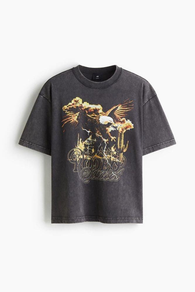 Polera Estampado Loose Fit - 2