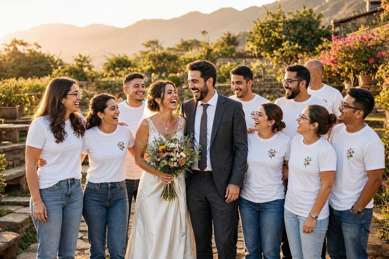 Polos personalizados para boda en Lima: ideas y precios